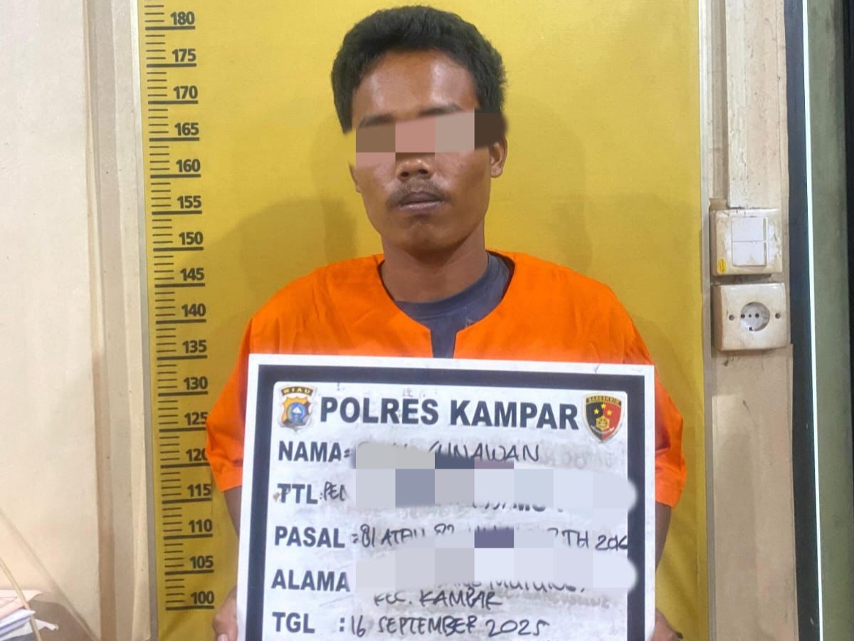 Diduga Cabuli Pacarnya Berulang Kali yang Masih di Bawah Umur, Pria di Kampar Ditangkap Polisi