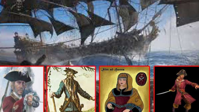 Sepuluh Bajak Laut Paling Terkenal dalam Sejarah