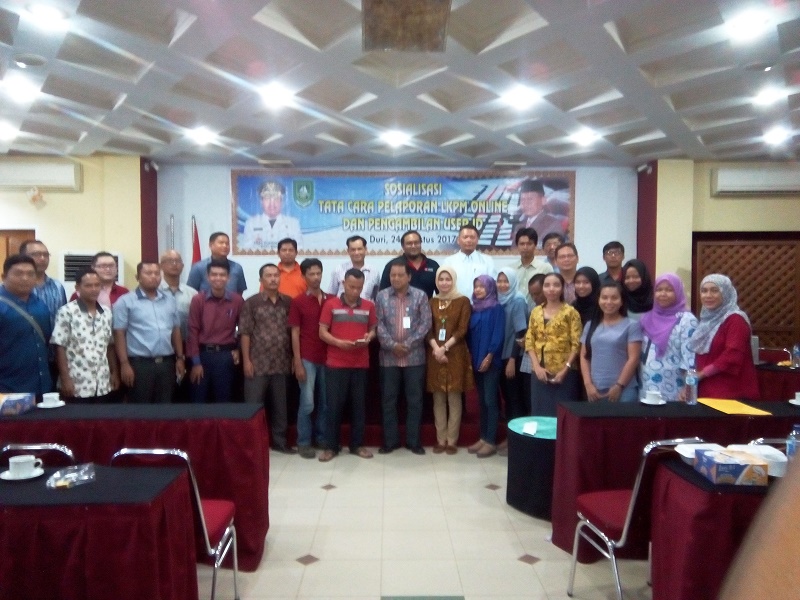 Kembali DPMPTSP Bengkalis Sosialisasikan Tata Cara Pelaporan LKPM Serta Pengambilan User ID