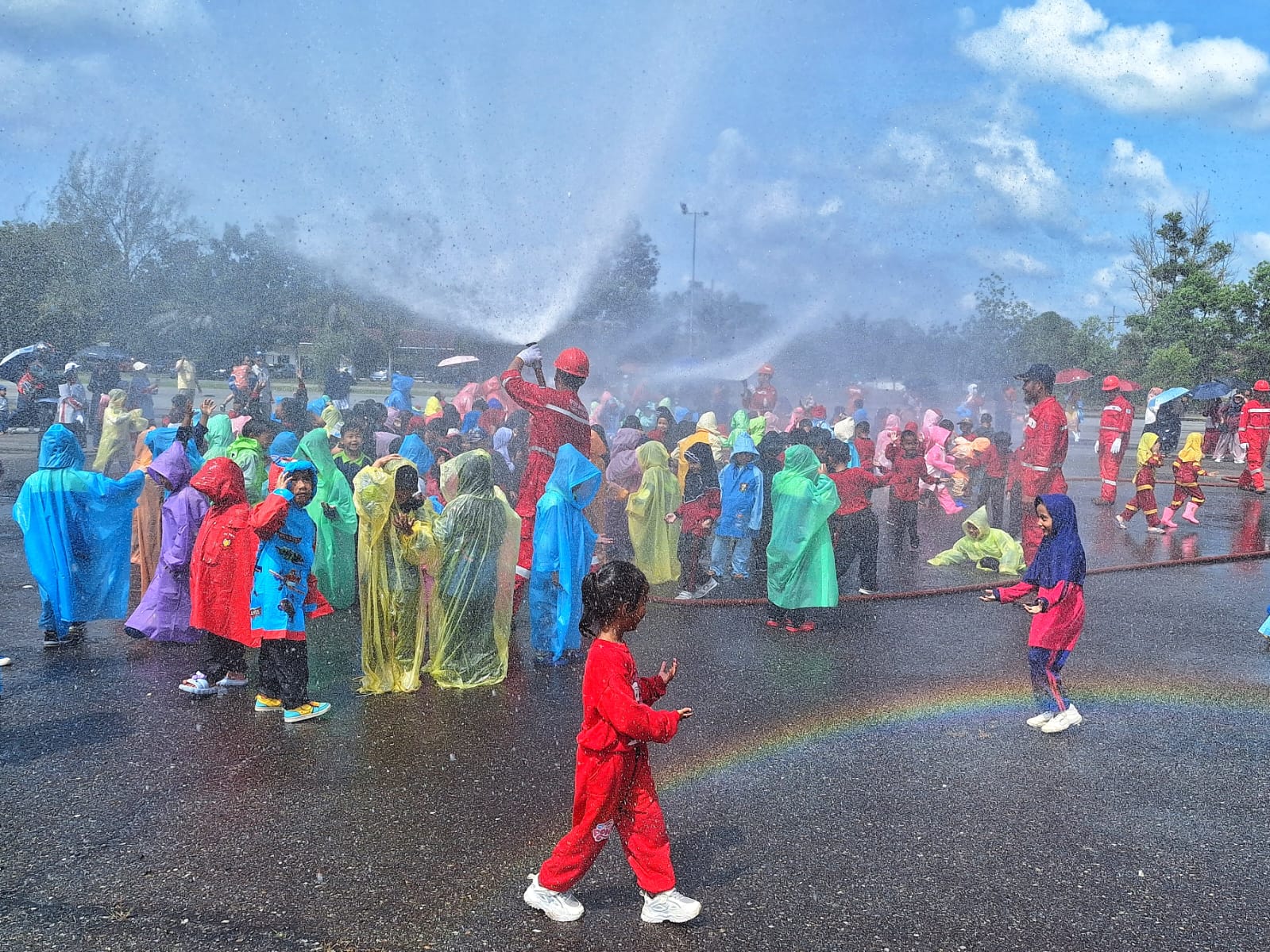 Potret PT Pertamina Hulu Rokan Berikan Edukasi Bahaya Api kepada Anak-Anak TK
