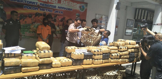 Sopir Pengantar Ganja 252,5 Kg Dibebaskan Polisi