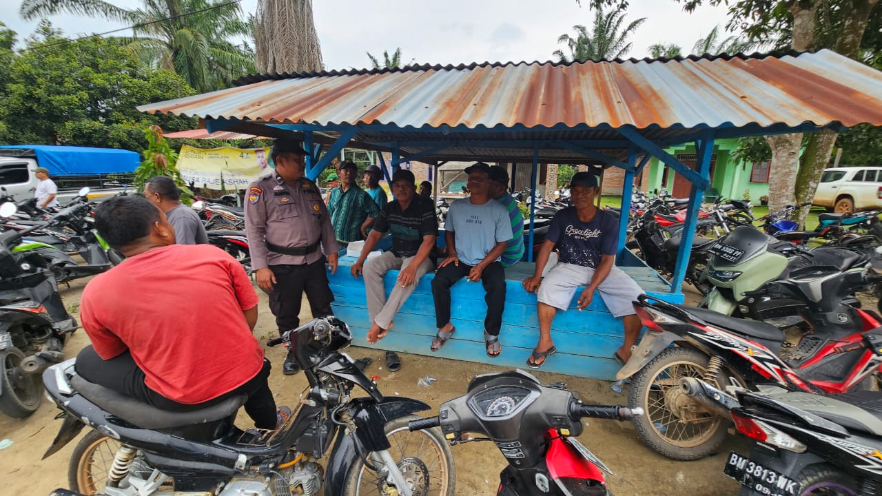 Polsek Bangko Pusako Cooling System Wujudkan Pilkada Damai 2024