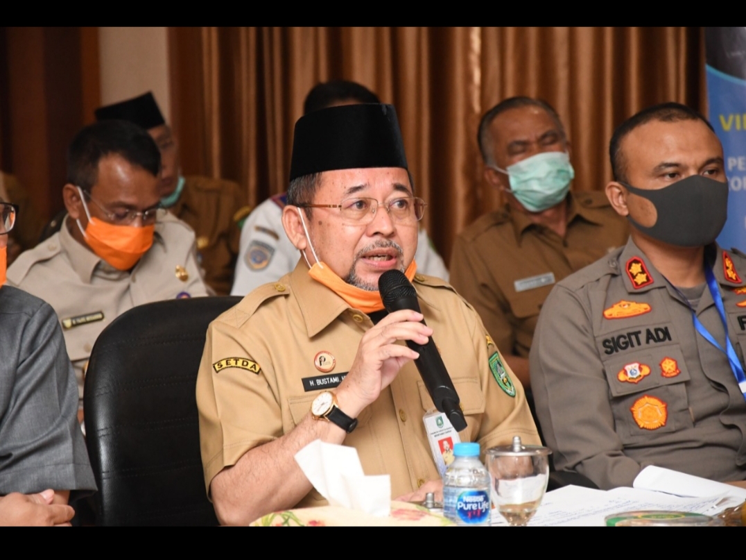 Plh Bupati Bengkalis Gerak Cepat Bentuk Tim Gusus Tugas Penanganan Covid-19 Di Berbagai Wilayah