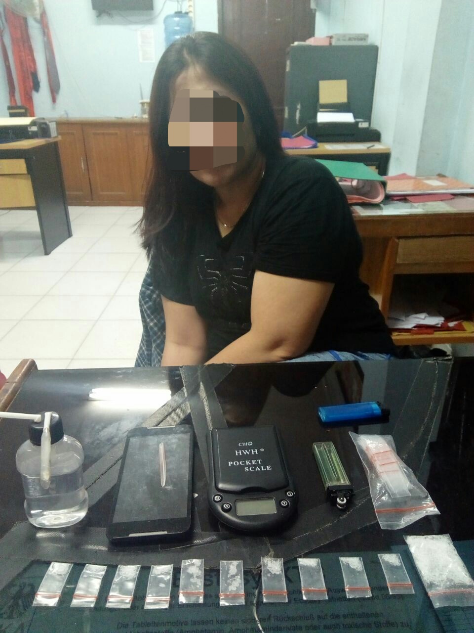 Polisi di Siak Bekuk Seorang Wanita Diduga Pengedar Sabu