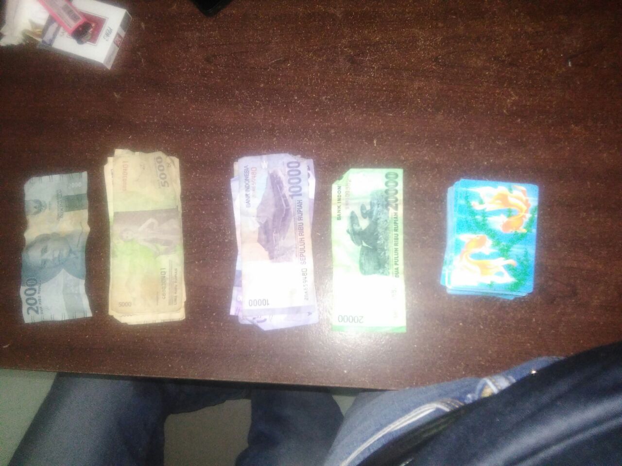 Lima Pelaku Judi Remi diamankan Polisi di Desa Talontam