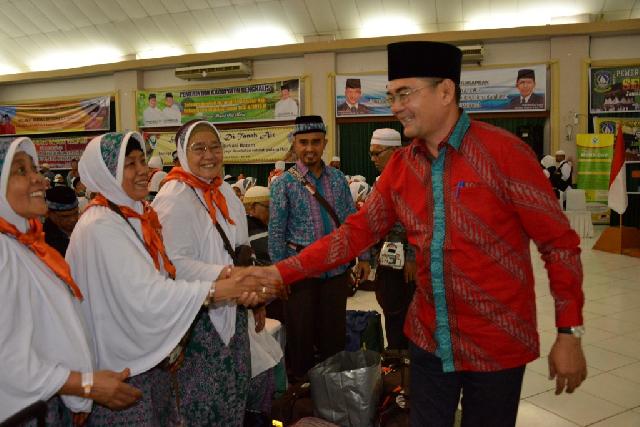 395 Jamaah Haji Bengkalis Tiba di Tanah Air
