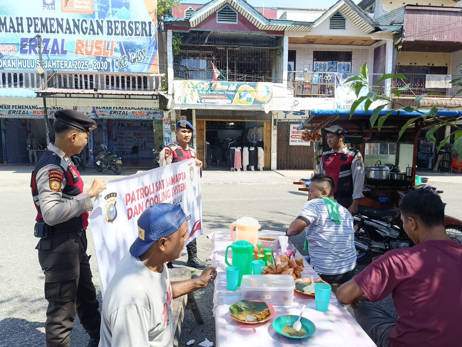 Polres Rokan Hulu Lakukan Patroli Cooling System untuk Jaga Keamanan Jelang Pilkada 2024