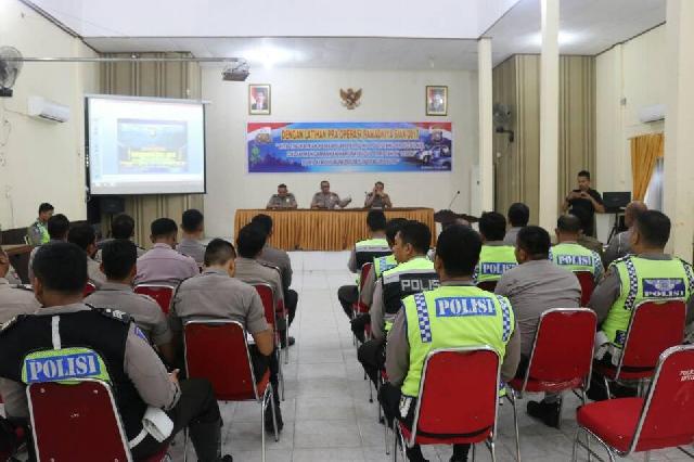 Polres Inhil Laksanakan Latihan Pra Operasi Ramadniya Siak 2017