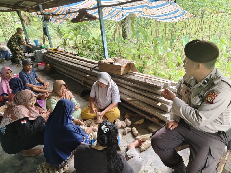 Polsek Rimba Melintang Ajak Warga Hadir di TPS untuk Sukseskan Pilkada Damai 2024