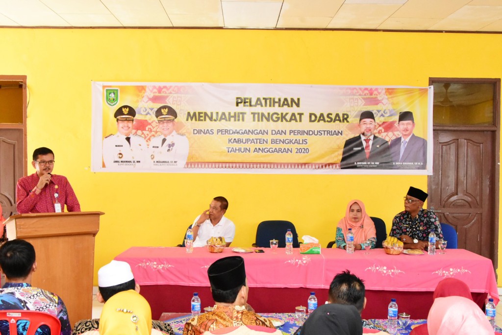 Dinas Perdagangan dan Perindustrian Bengkalis Gelar Pelatihan