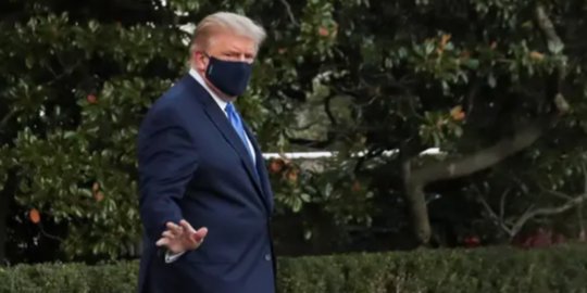 Gak Percaya Corona Hingga Dinyatakan Positif, Beredar Video Donald Trump Kesulitan Bernafas