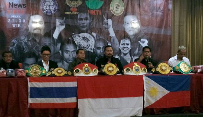 2 Petinju Indonesia Siap Pertahankan Gelar Juara WBA Asia