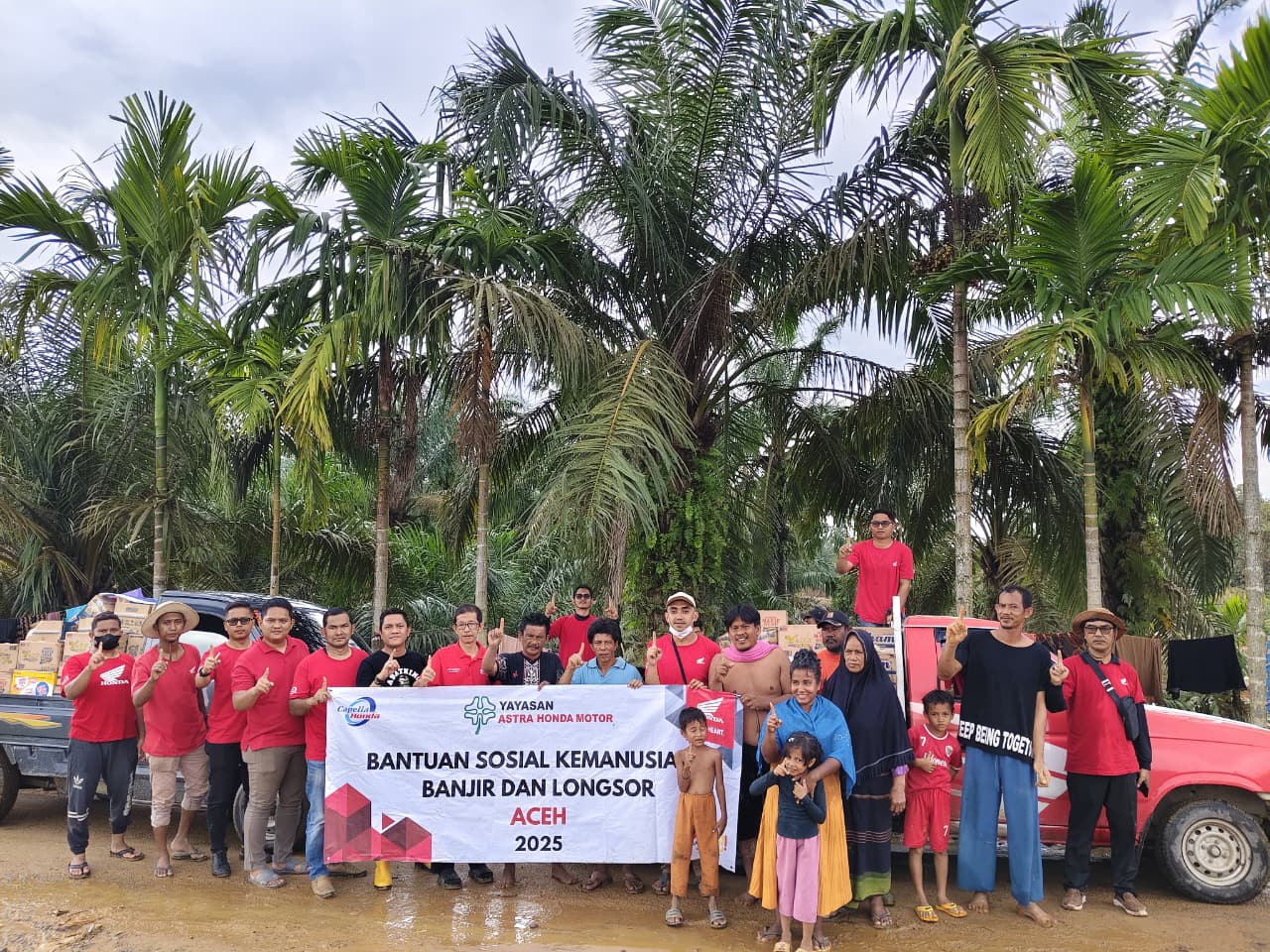 Sinergi Bagi Negeri, Capella Honda Salurkan Bantuan dan Servis Gratis untuk Korban Bencana di Sumatera