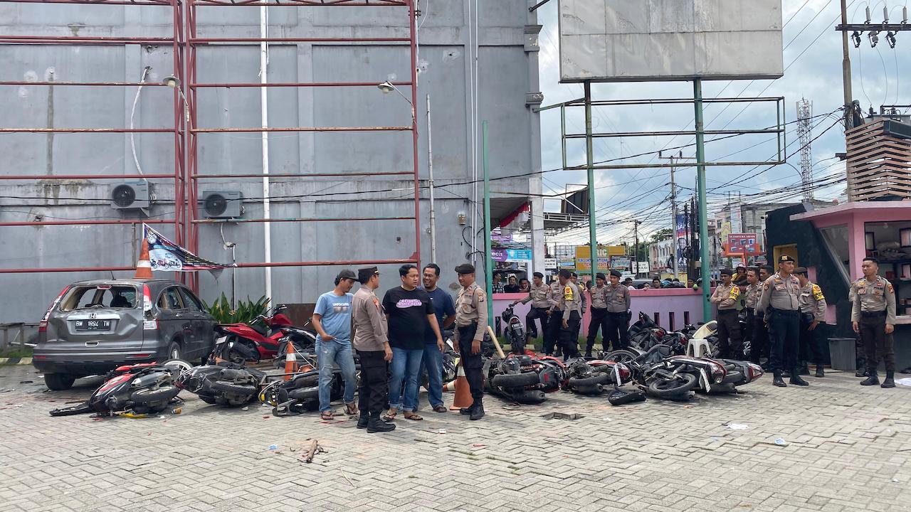 Polisi Amankan Empat Orang Terkait Bentrokan di Jalan Tuanku Tambusai, Pekanbaru