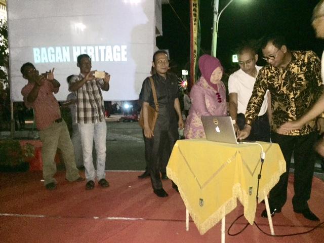 Bupati Rohil Resmikan 'Bagan Heritage'