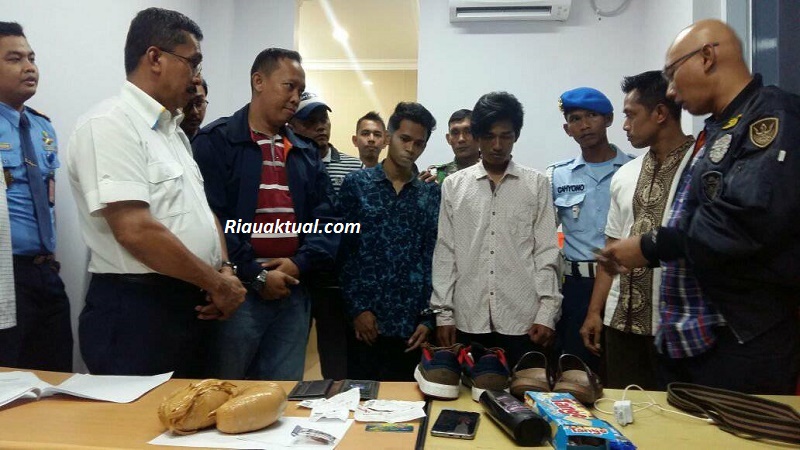 Petugas Bandara Pekanbaru Kembali Tangkap Calon Penumpang yang Selundupkan Sabu di Selangkangan