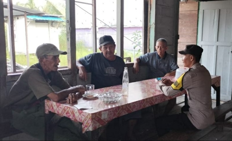 Polsek Tanah Merah Ajak Masyarakat Wujudkan Pilkada Damai dan Jaga Kamtibmas