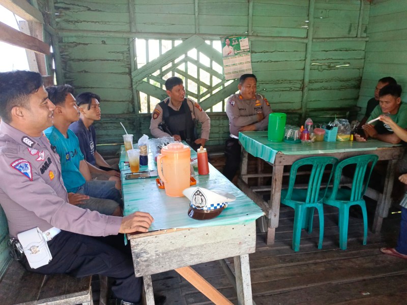 Polsek Minas Gencarkan Cooling System, Ajak Warga Jaga Pilkada Damai