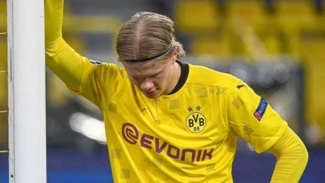 Duh! Ada Kabar Buruk Dari Dortmund, Penampilan Erling Haaland di 2021 Selesai