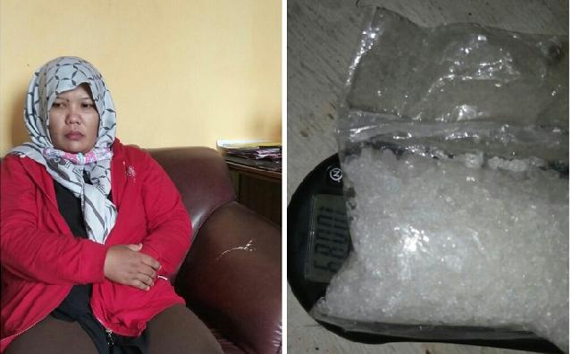 Polres Rohul Tangkap IRT Penjual Narkoba