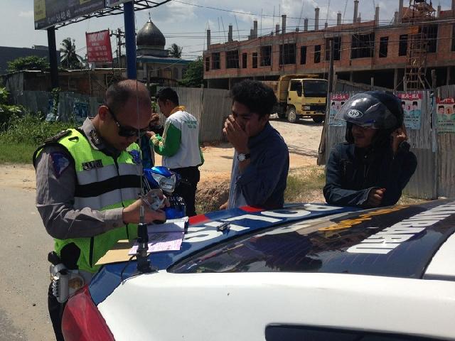 Tertib Helm Dan Sabuk Keselamatan, 51 Pelanggar Lalu Lintas Ditilang