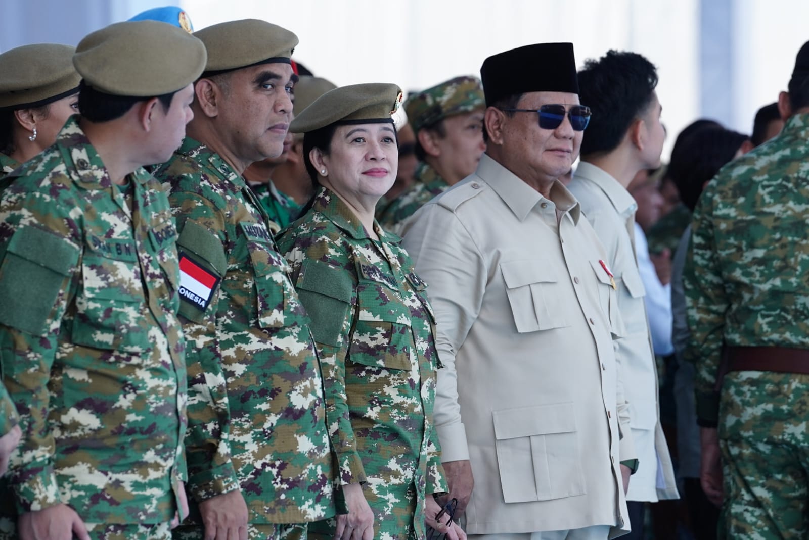 Hadiri Apel Gelar Pasukan dan Kehormatan Militer, Puan Harap TNI Makin Solid