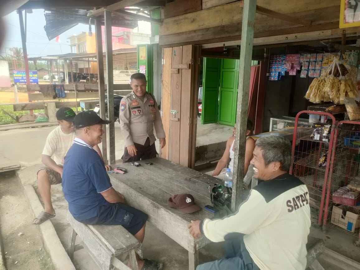 Polsek Rimba Melintang Intensifkan Sambang Masyarakat Jelang Natal dan Tahun Baru 2025
