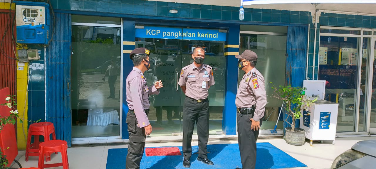 Cegah Aksi Curas, Curat dan Curanmor, Polsek Pangkalan Kerinci Gelar Patroli