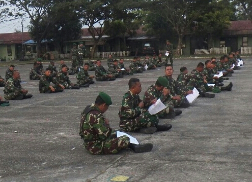 Kodim 0320/Dumai Uji Terampil Perorangan