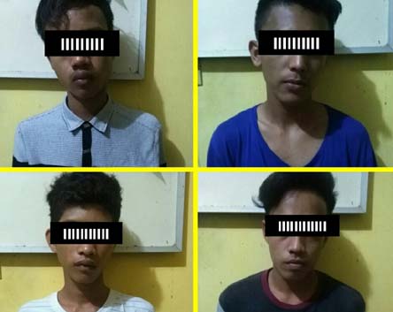 Biadab! Seorang Siswi SMP Digilir 4 Remaja di Samping Kantor Camat, ini Para Pelakunya