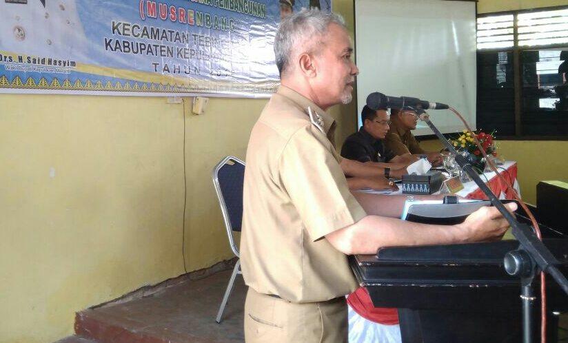 Wakil Bupati Meranti Minta Masyatakat, Aparatur Desa dan Kecamatan Bekerjasama Bangun Daerah