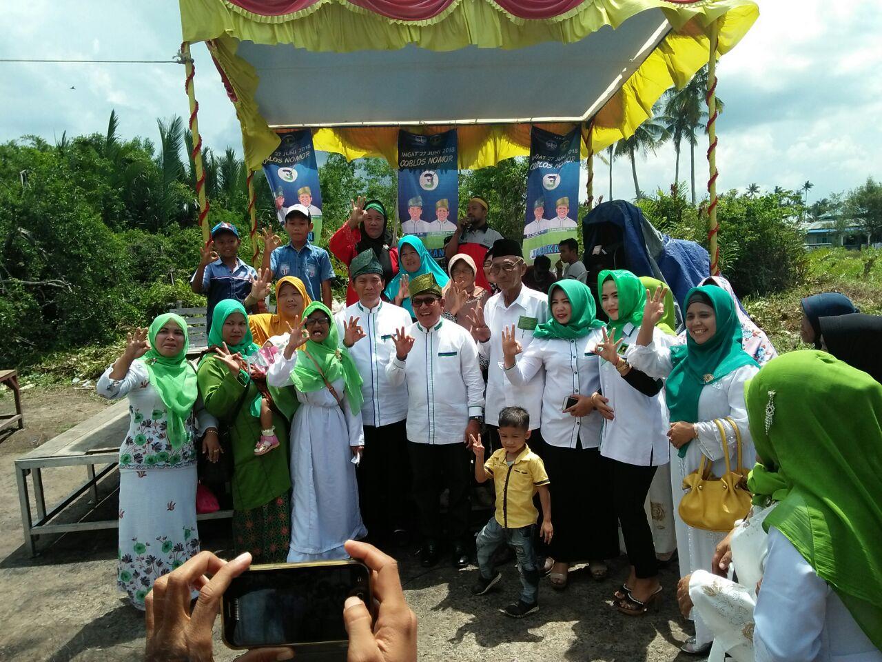 Kampanye di Kateman-Inhil, ini Janji Firdaus