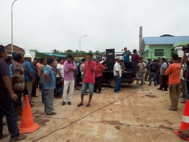 Masyarakat tuntut rekrutment kariawan 60/40 dari perusahan