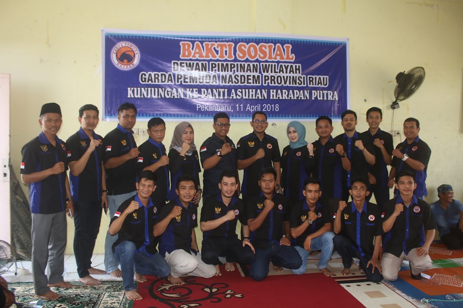Garda Pemuda Nasdem Riau Ajak Generasi Muda Viralkan Gerakan  #2018GantiGubri