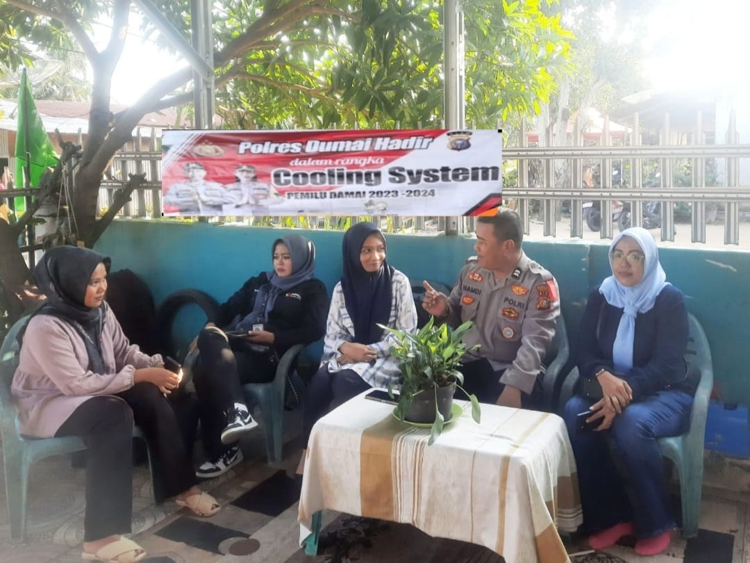 Polsek Dumai Kota Gelar Patroli Dialogis Ciptakan Pemilu Damai 2024
