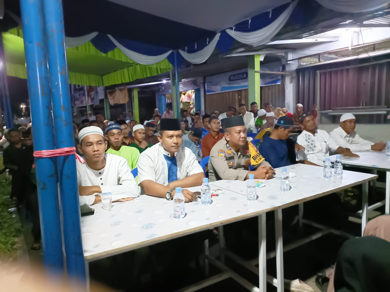 Iptu Andrianto: Sukseskan Pemilu 2024 melalui Peringatan Isra Miraj di Desa Belantaraya Gaung