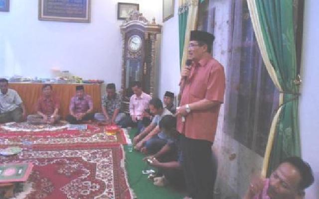 Syahril Minta Restu Warga Tempat Tinggalnya