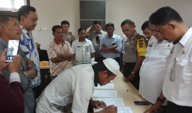 Pemkab Mediasi PT BPLP dengan Kelompok Masyarakat Desa Seberang Sanglar