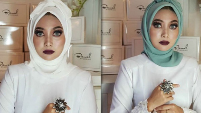 Viral, Hijab Model Pocong Ini Justru Laku Keras