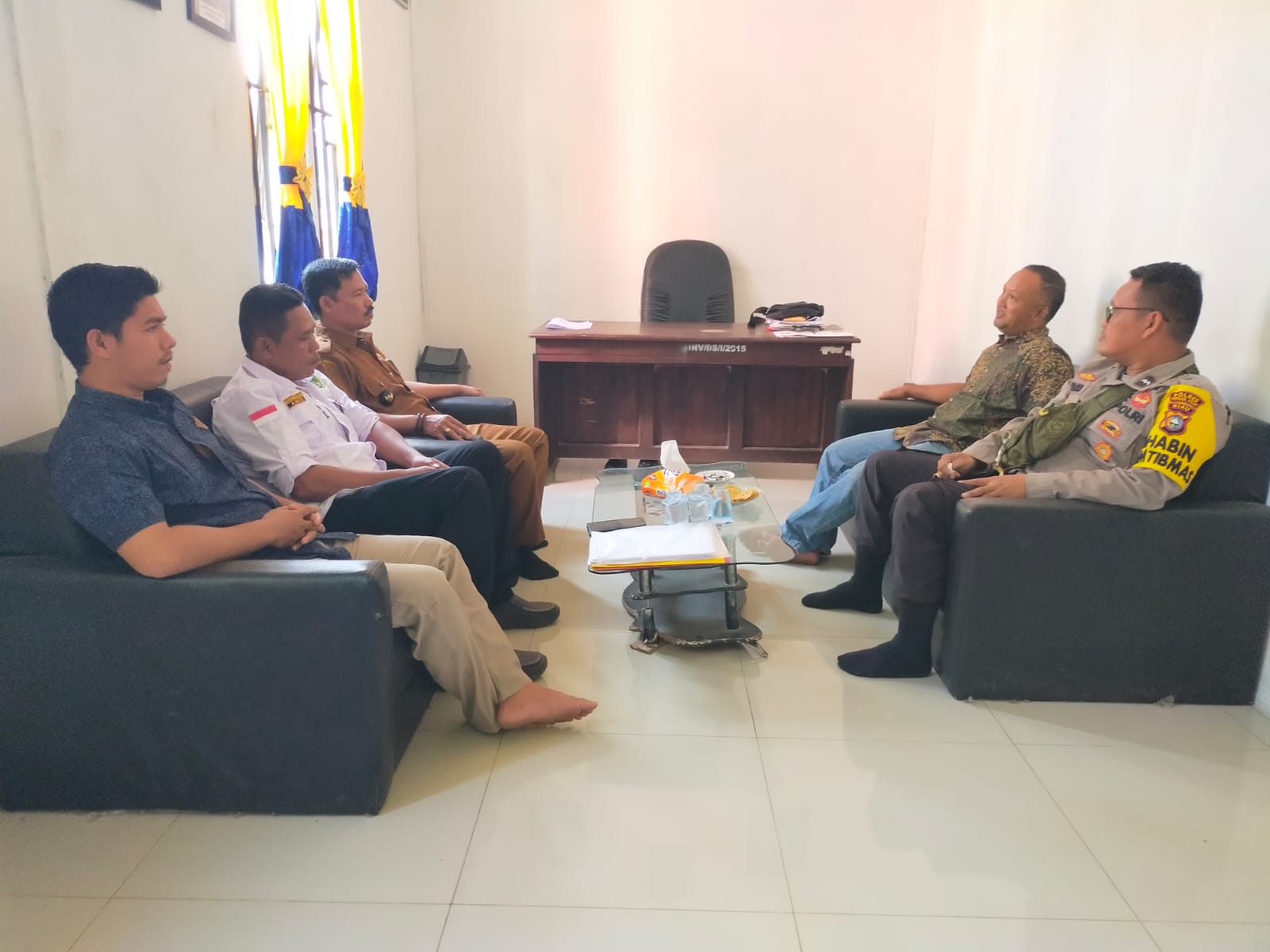 Membangun Kerukunan, Polsek Bangko Pusako Gelar Kegiatan Cooling System Pilkada