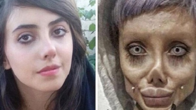 Di Balik Wajah Cantik Wanita yang Mirip Angelina Jolie