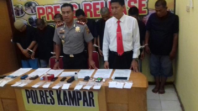 Polres Kampar Expose Kasus Narkoba