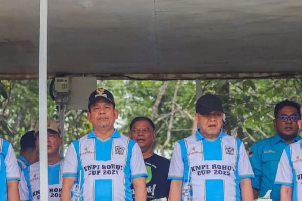 Wakil Bupati Syafaruddin Poti Hadiri Pembukaan Tournamen Sepak Bola KNPI Cup