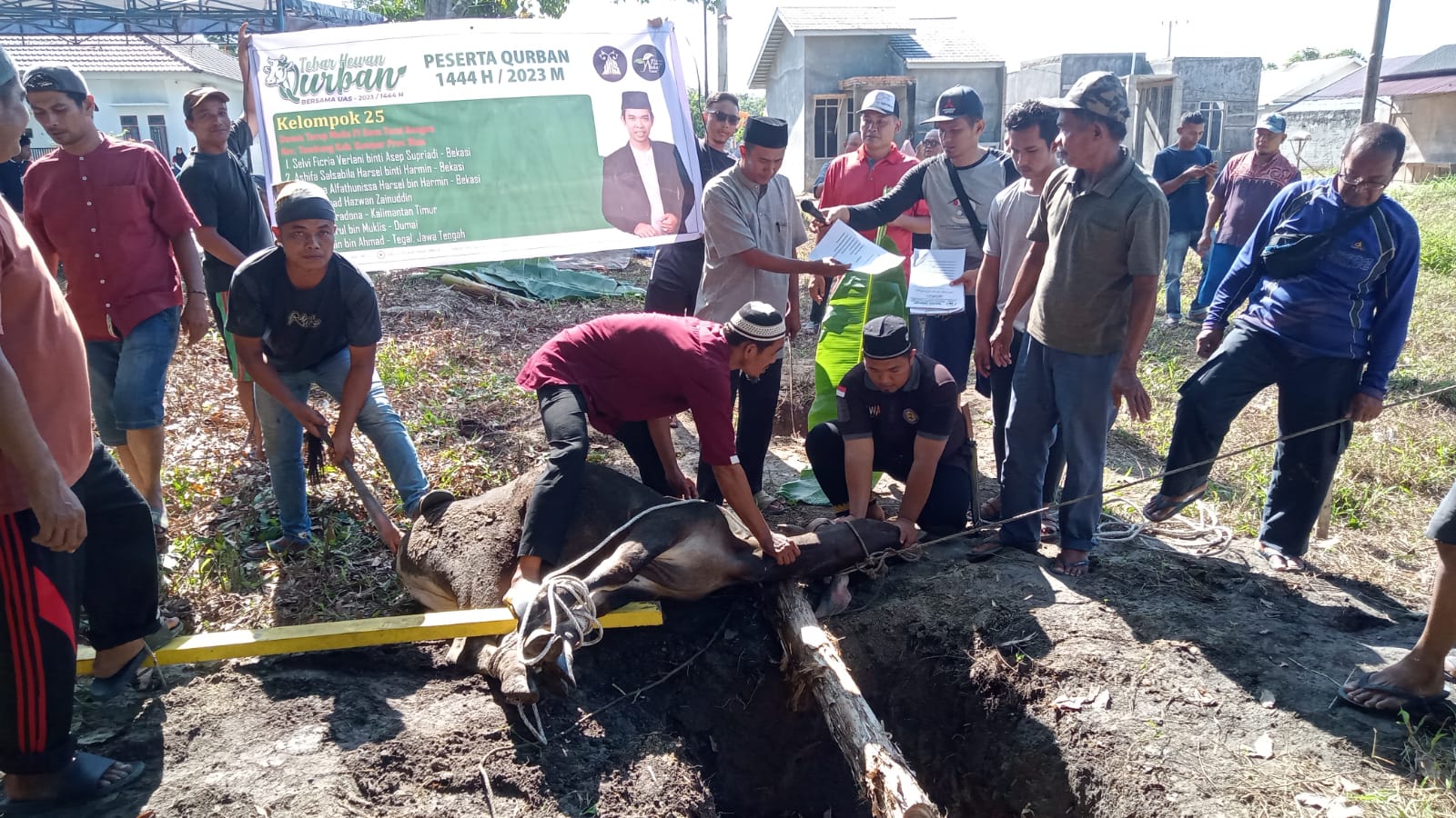 Musholla Baitul Jannah Terima Satu Ekor Sapi Qurban dari Yayasan Tabung Wakaf Umat