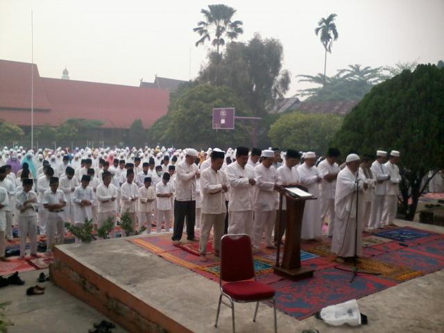 SMPN 4 Pekanbaru Gelar Shalat Istisqa