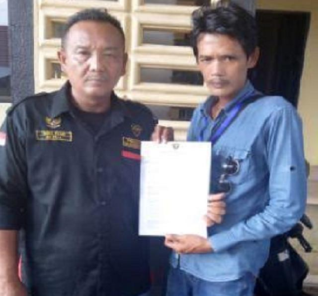 LSM Penjara Resmi Laporkan Perkara Penjualan 'Buku Siluman' ke Polres Bengkalis