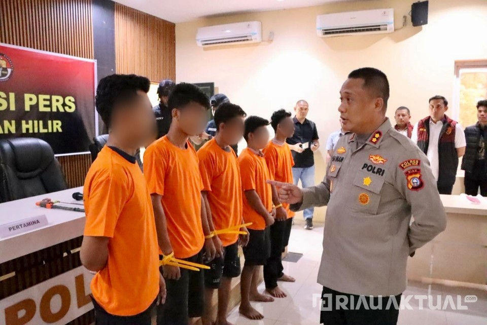 Rugikan Negara Rp400 Miliar, Pencuri Kabel PT PHR Dibekuk Polres Rokan Hilir