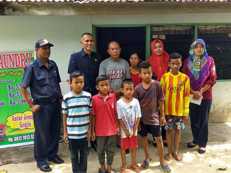 Meski Hidup Pas-pas'an Didit Warga Pekanbaru ini Rela Menjadi Bapak Asuh Para Anak Yatim