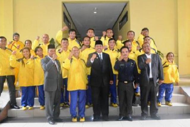 Wabup Lepas Keberangkatan Atlit Paralimpik