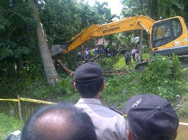 Eksekusi lahan milik Kimar Sarah Akhirnya Dilakukan